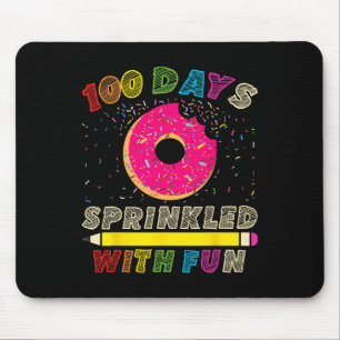 100 Days Sprinkled With Fun Happy 100th Day Kinder Mouse Pad