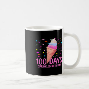 100 Days Sprinkled With Fun Ice Cream 100th Day Of Coffee Mug