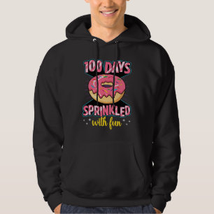 100 Days Sprinkled With Fun School Sprinkled Donut Hoodie