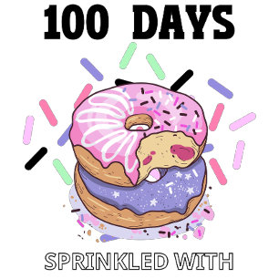 100 days sprinkled with fun T-shirt