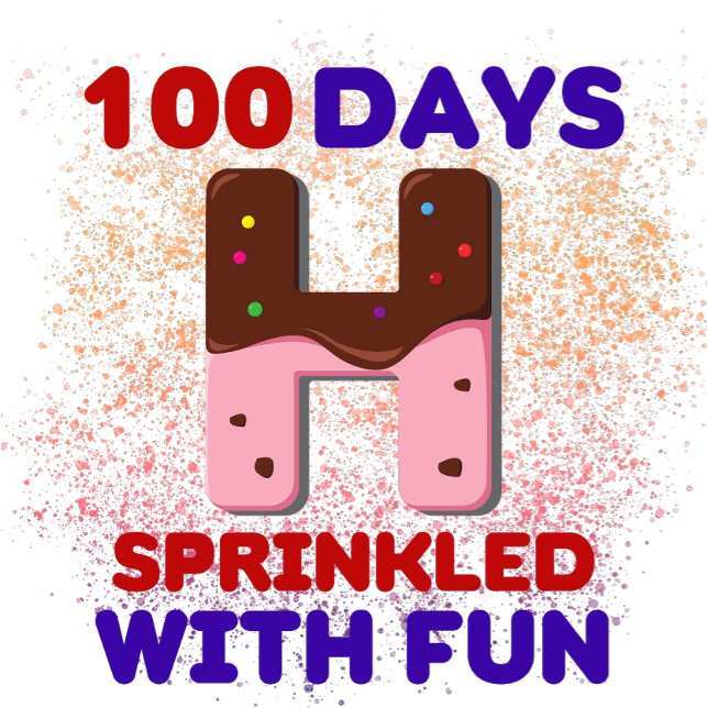 100 days sprinkled with fun T-shirt (Creator Uploaded)
