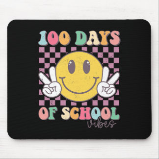 100 Days Vibes Smile Teacher Boy Girl 100th Day Of Mouse Pad