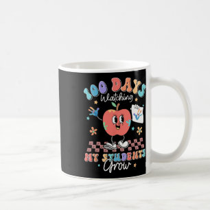 100 Days Watching My Students Grow 100 Days Of Sch Coffee Mug