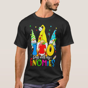 100 Days With My Gnomies 100th Day of School Gnome T-Shirt