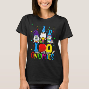 100 Days With My Gnomies 100th Day of School Gnome T-Shirt