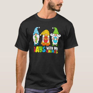 100 Days With My Gnomies 100th Day Of School Teach T-Shirt