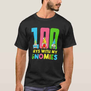 100 Days With My Gnomies Gnome   Teacher T-Shirt