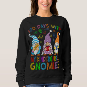 100 Days With My Kindergarten Gnomes Virtual Teach Sweatshirt