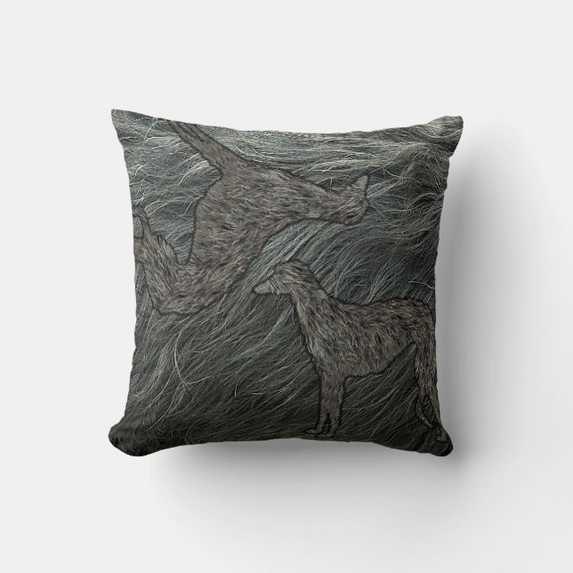 100% deerhound! cushion (Front)
