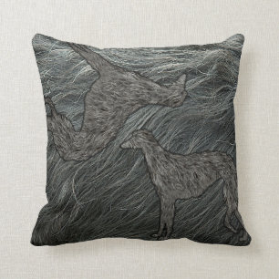 100% deerhound! cushion