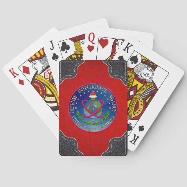 [100] Defence Intelligence Agency (DIA) Seal Playing Cards (Back)