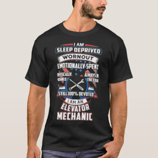 100 Devoted Elevator Mechanic  T-Shirt