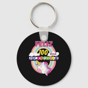 100 Dias De Escuela 100 Days Of School Key Ring