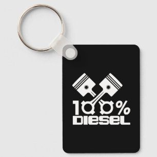 100 Diesel I Dieselholics I Trucker Key Ring