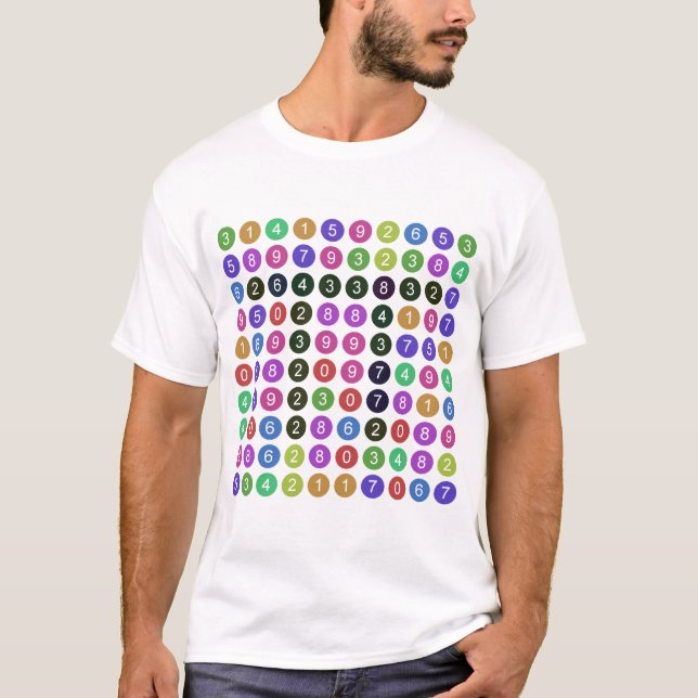 100 Digits of Pi T-Shirt (Front)