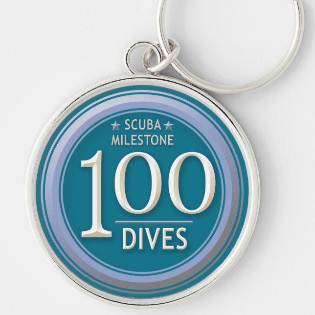 100 Dives Key Ring (Front)