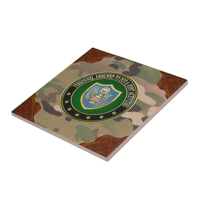 [100] DOD & Joint Activities CSIB Special Edition Ceramic Tile (Side)