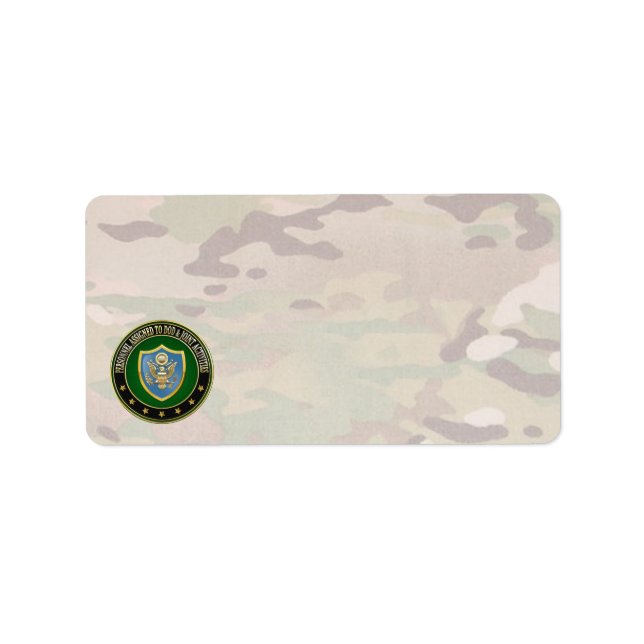 [100] DOD & Joint Activities CSIB Special Edition Label (Front)