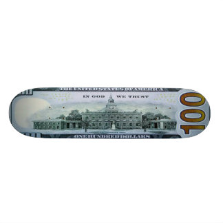 100 Dollar Bill Skateboard Pro
