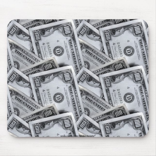 100 dollar bills mouse pad (Front)