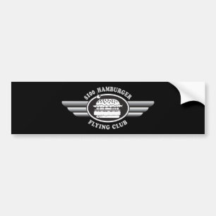 100 Dollar Hamburger - Flying Club Bumper Sticker