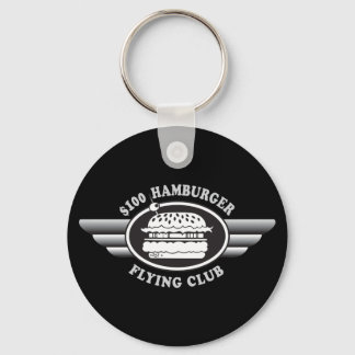 100 Dollar Hamburger - Flying Club Key Ring