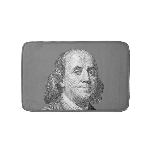 100 dollars, Benjamin Franklin Bath Mat (Front)