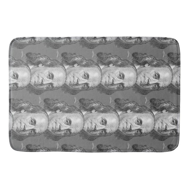 100 dollars, Benjamin Franklin Bath Mat (Front)