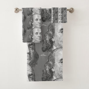 100 dollars, Benjamin Franklin Bath Towel Set