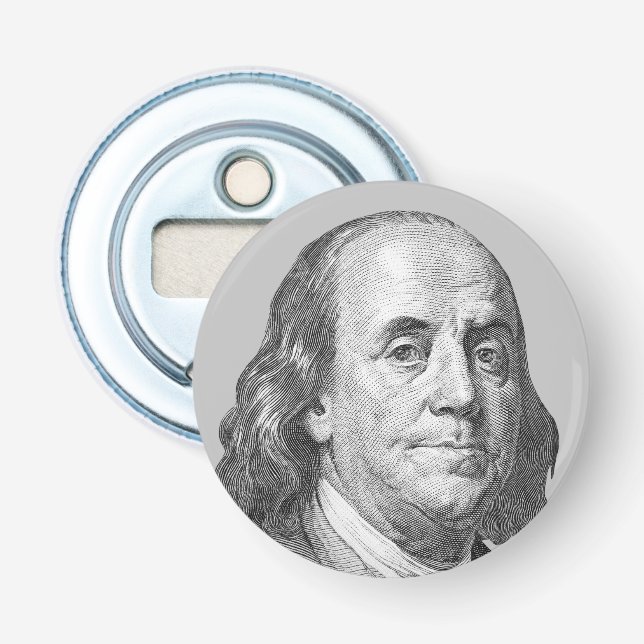 100 dollars, Benjamin Franklin Bottle Opener (Front)