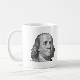 100 dollars, Benjamin Franklin Coffee Mug