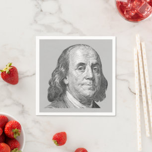 100 dollars, Benjamin Franklin Napkin