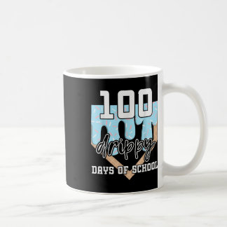100 Drippy Days Of School Baseball Ice Cream 100th Coffee Mug
