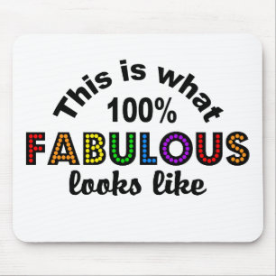 100% FABULOUS mousepad