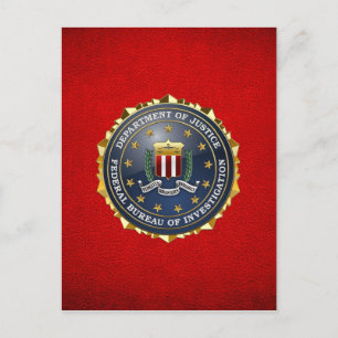 [100] FBI Special Edition Postcard