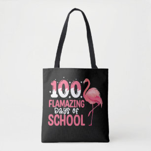 100 Flamazing Days of School Flamingo Teacher Tote Bag