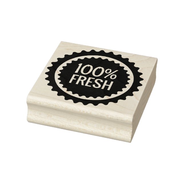 100% Fresh Rubber Stamp (Stamp)