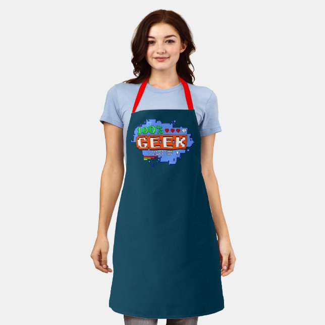 100% Geek Apron (Worn)