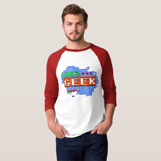 100% Geek T-Shirt (Front Full)