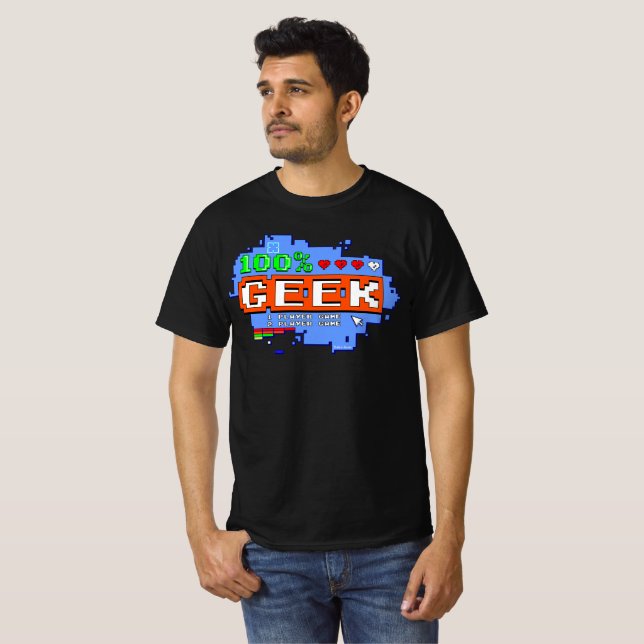 100% Geek T-Shirt (Front Full)