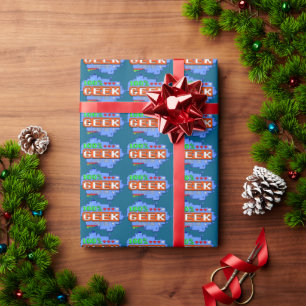 100% Geek Wrapping Paper
