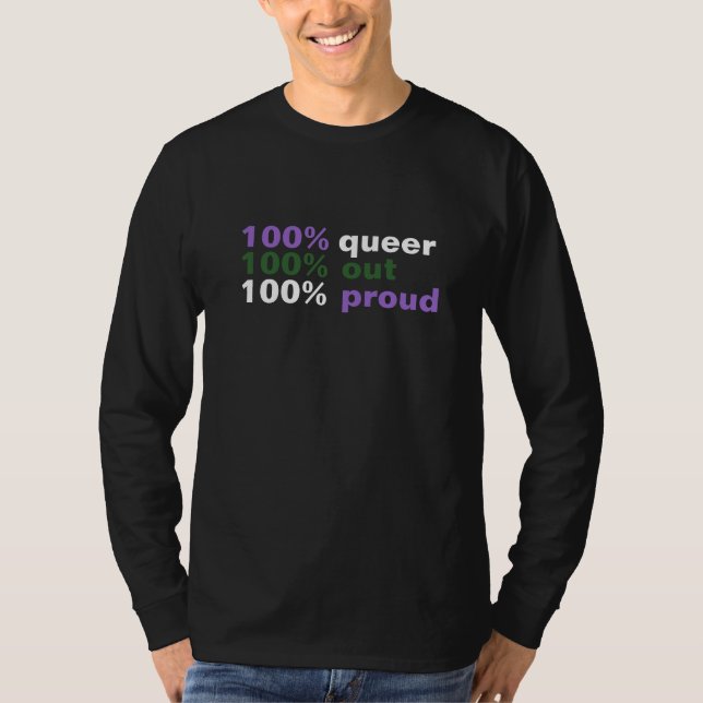 100% Genderqueer T-Shirt (Front)