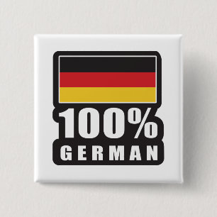 100% German 15 Cm Square Badge
