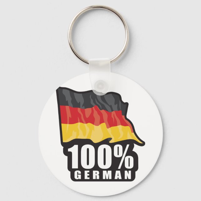 100% German Key Ring (Front)