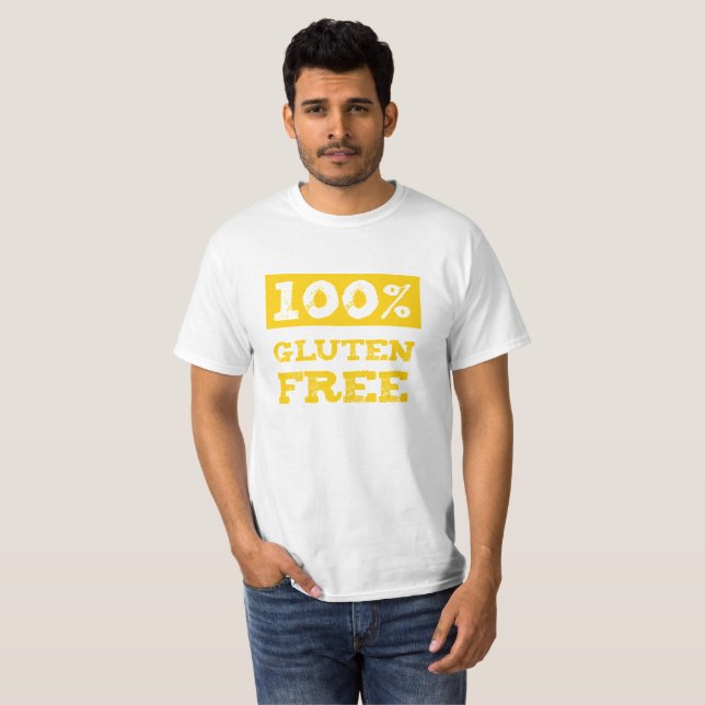 100% Gluten Free T-Shirt (Front Full)