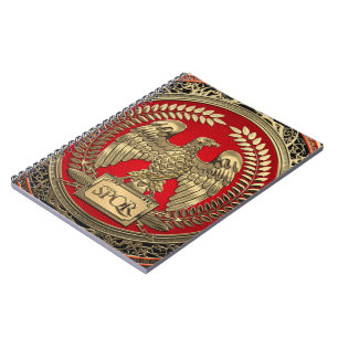 [100] Gold Roman Imperial Eagle Notebook