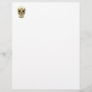 [100] Golden Human Skull