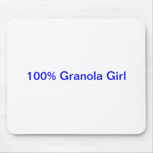 100% Granola Girl Mouse Pad