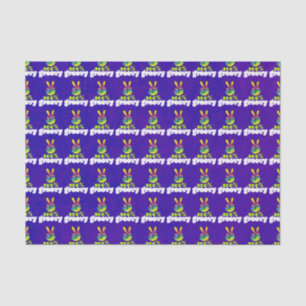 100% Groovy Rainbow with Hand Peace Sign Tissue Paper