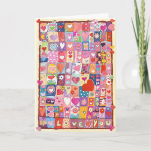 100 Hearts Card